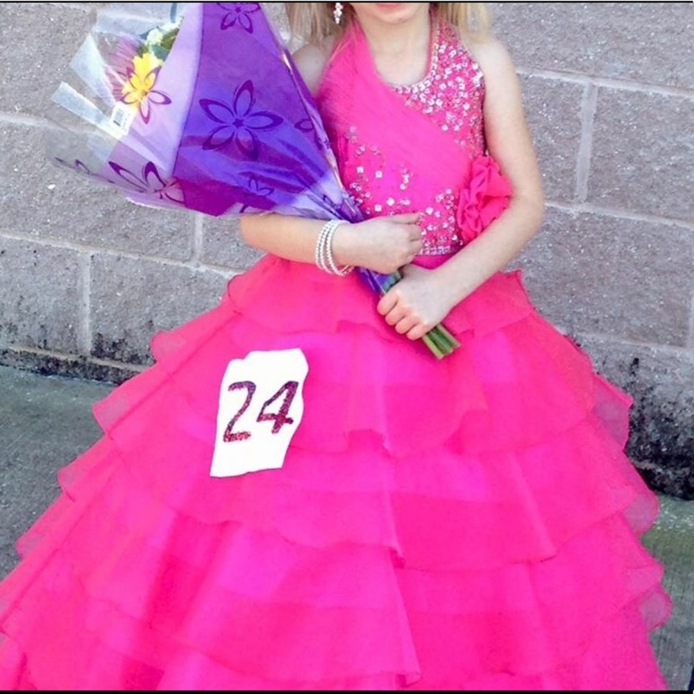 Little girls pageant dress